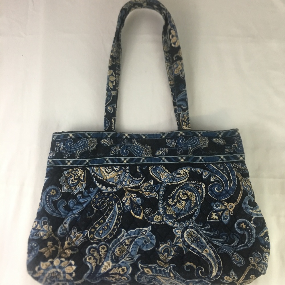 Vera Bradly Tote Purse Wndsor Navy